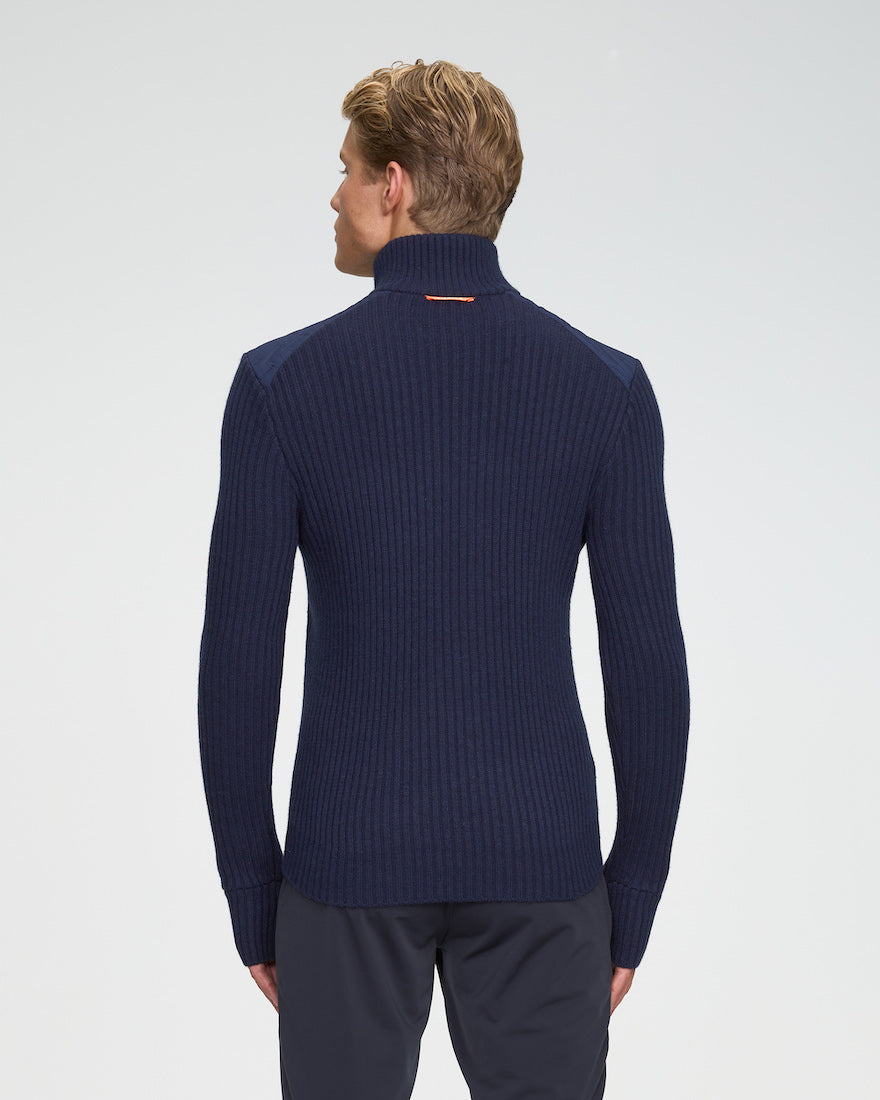 men's daehlie half zip comfy 2.0 midlayer navy
