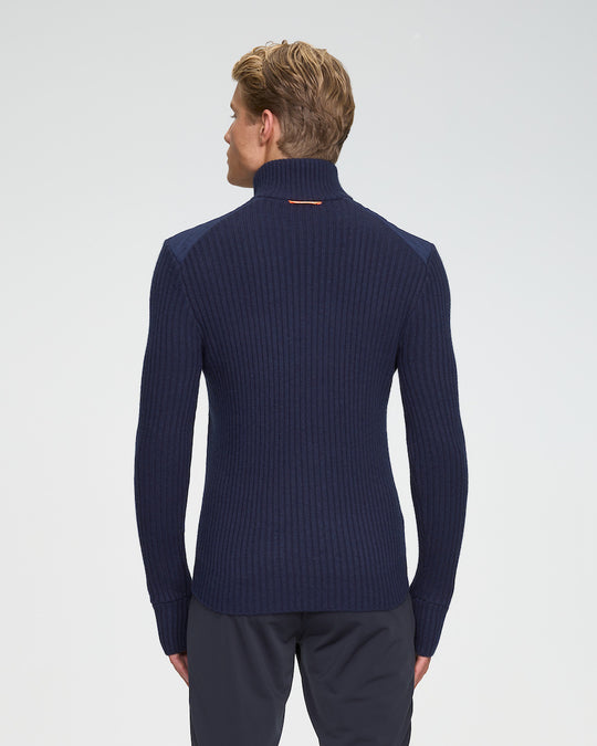 men's daehlie half zip comfy 2.0 midlayer navy