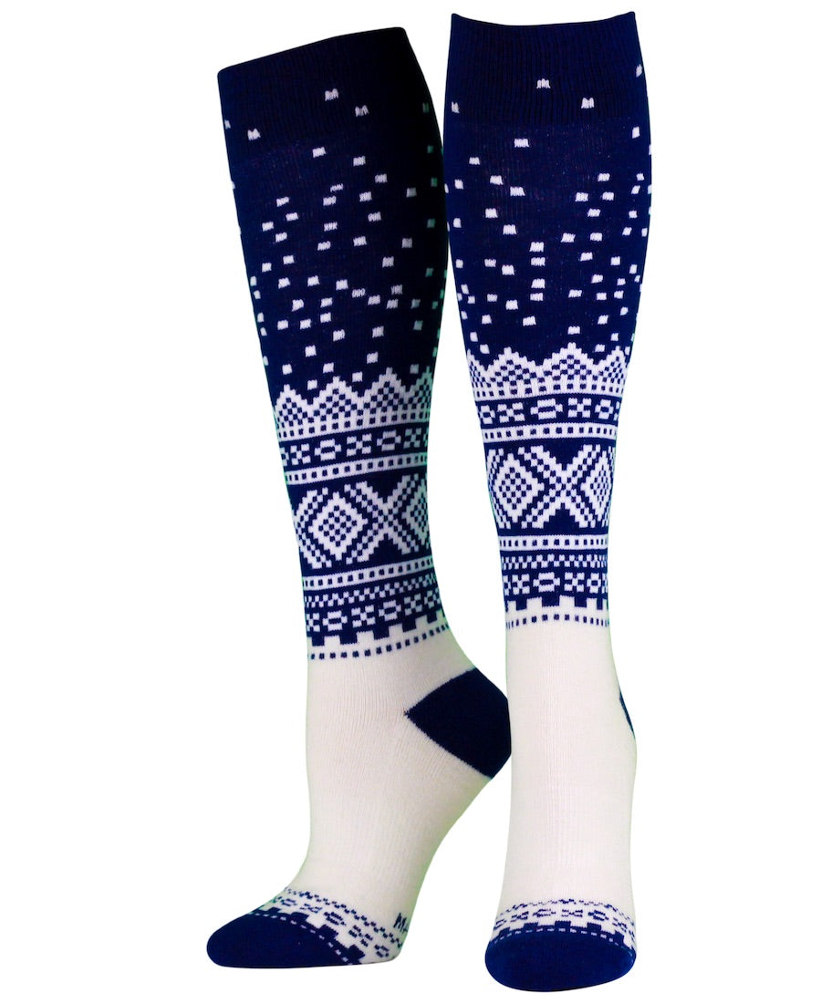 NVRLND Marius Knee High Socks navy