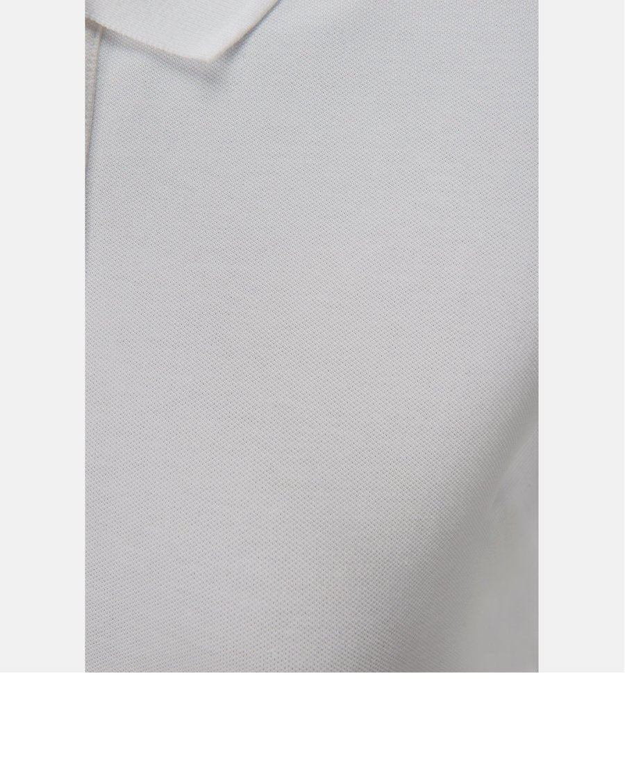 Close up view of white fabric for dress