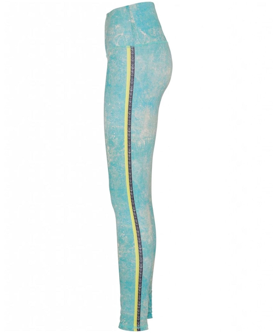 Peace Warrior II Printed Leggings Side View