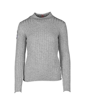 roalda roll neck sweater womens grey by amundsen sports for aktiv scandinavian outdoor wear