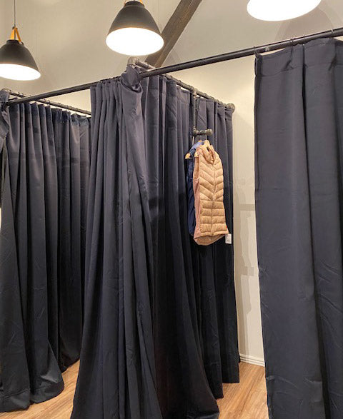 aktiv dressing room at flagship store in stanley marketplace aurora colorado