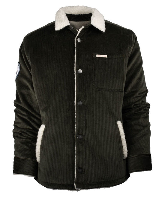 amundsen harvester overshirt earthy green
