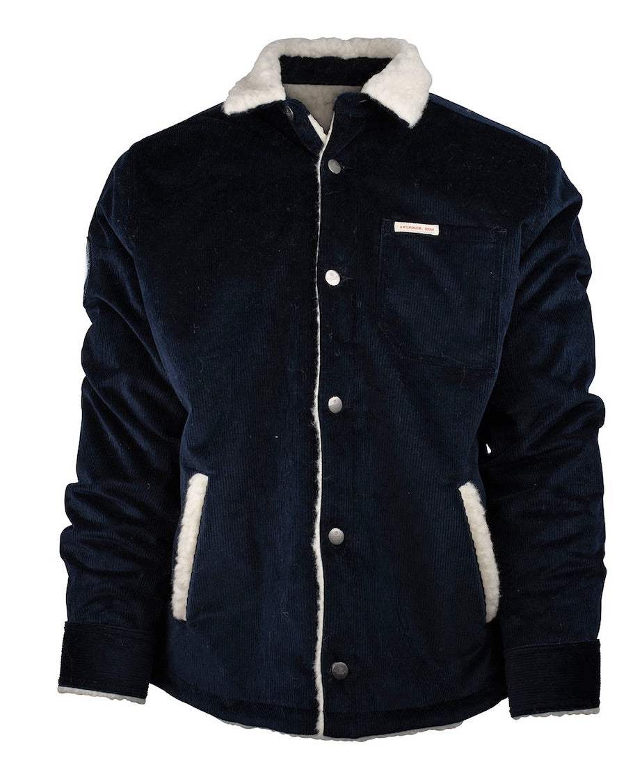amundsen harvester overshirt navy