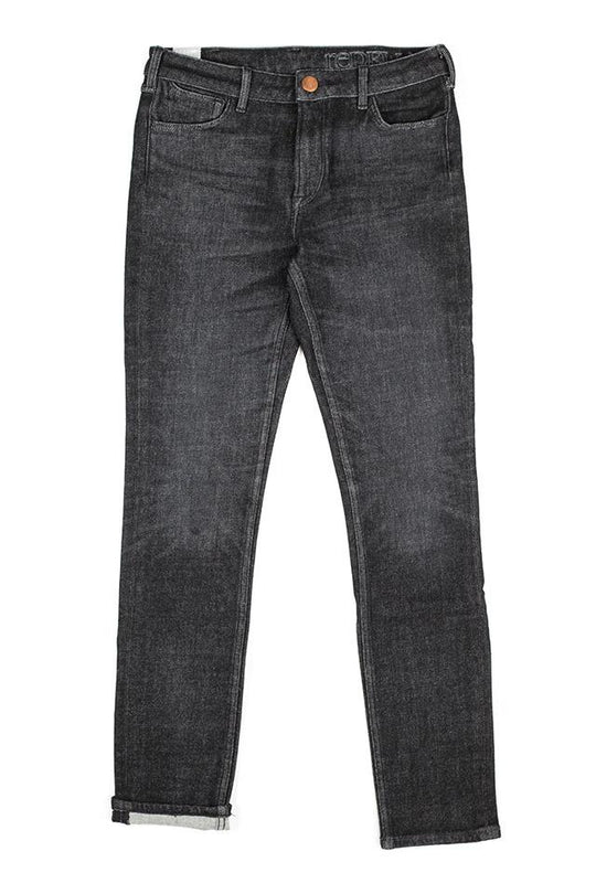 Black Implode Surface Jeans for women by Redew