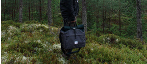 Tor Messenger Bag Swedish Forest Organic Cotton Canvas Recycled Polyester fabrics