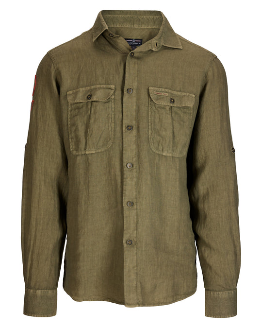 Safari Linen Shirt Men