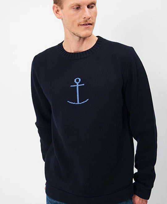 Bill Crewneck Sweater Navy