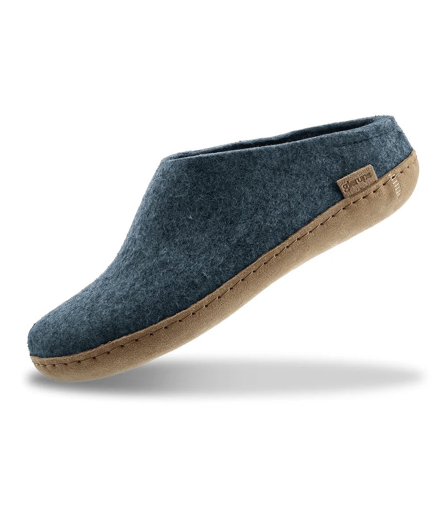 glerups Slip On Leather Bottom