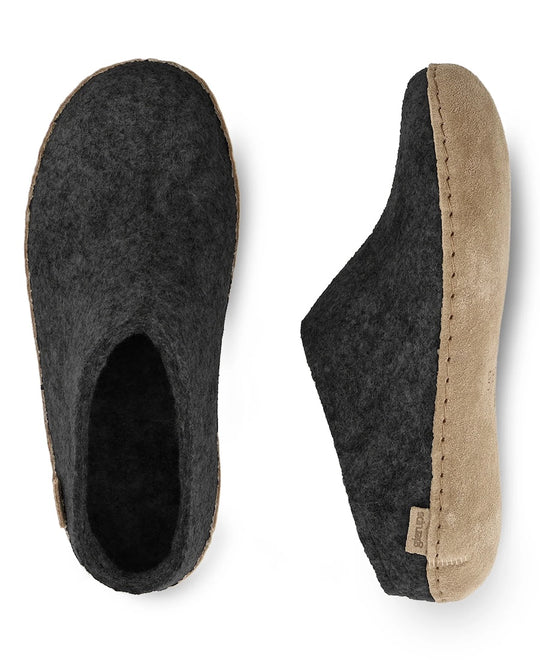 glerups Slip On Leather Bottom