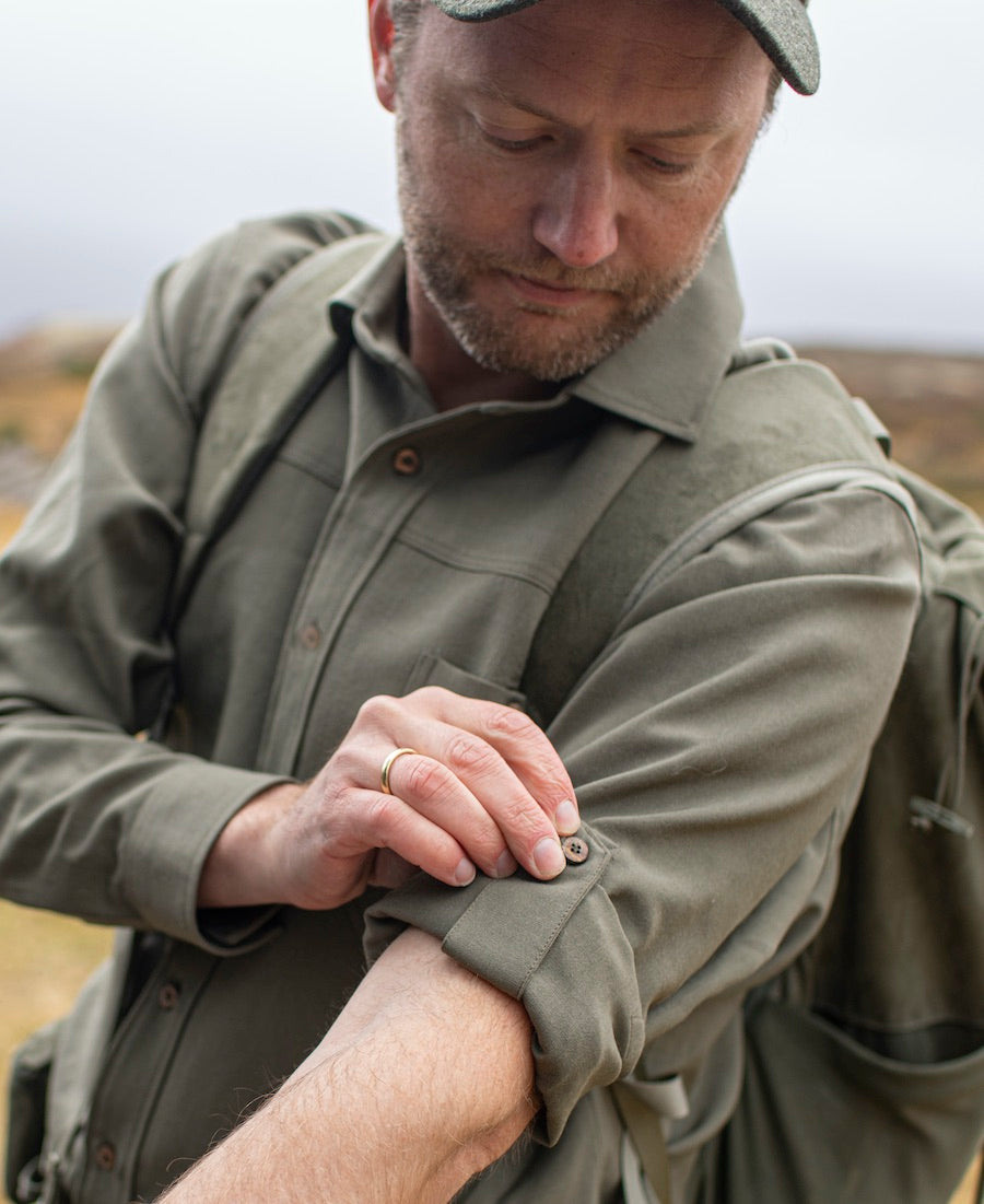 LeisureWool Woven Woolshirt Men