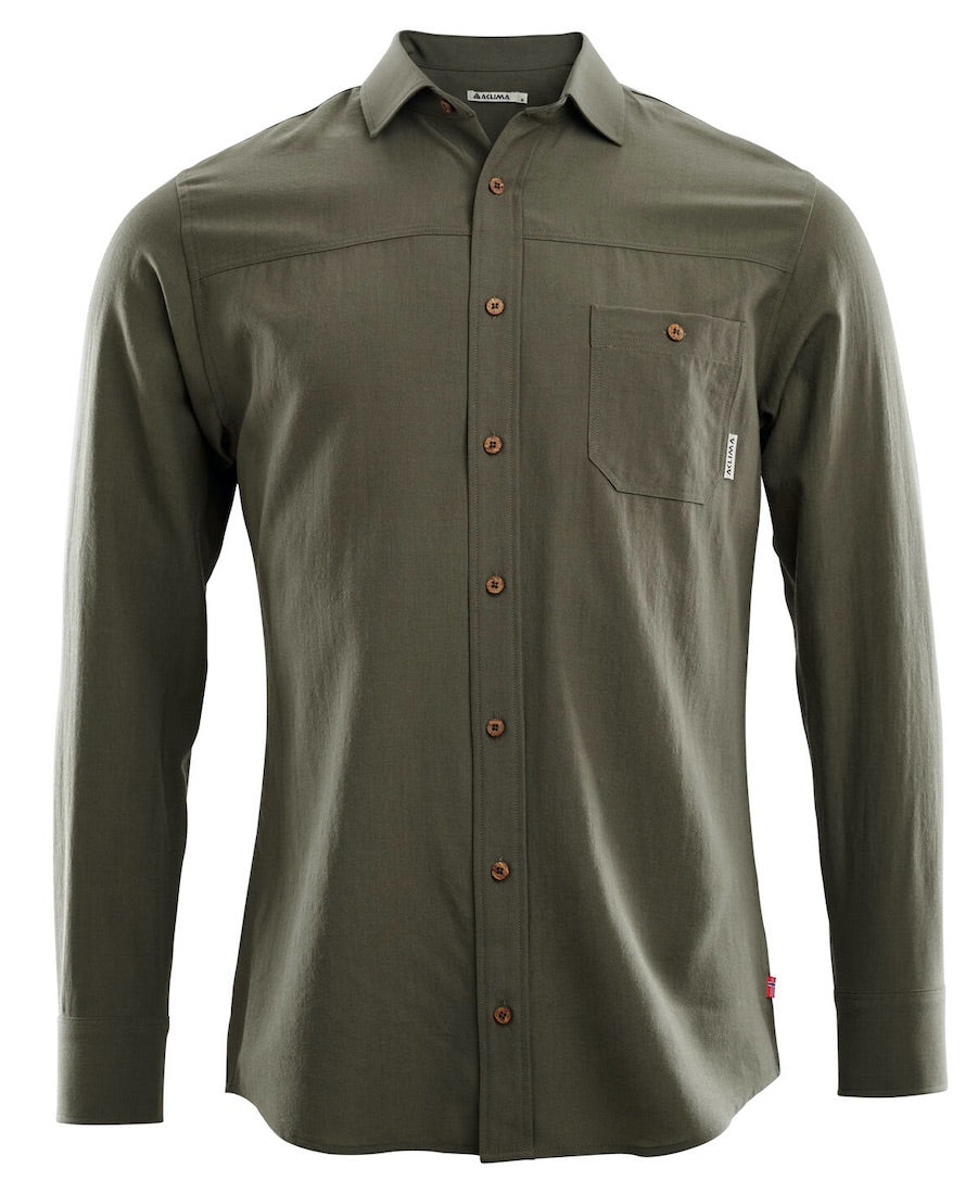 LeisureWool Woven Woolshirt Men