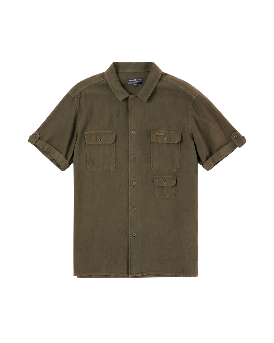 Travellers Linen Short Sleeve Shirt Men