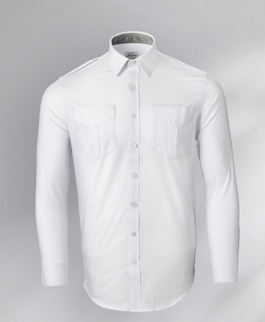 jetseam men's pilot shirt long sleeve
