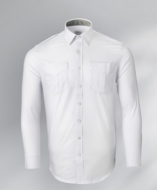 jetseam men's pilot shirt long sleeve