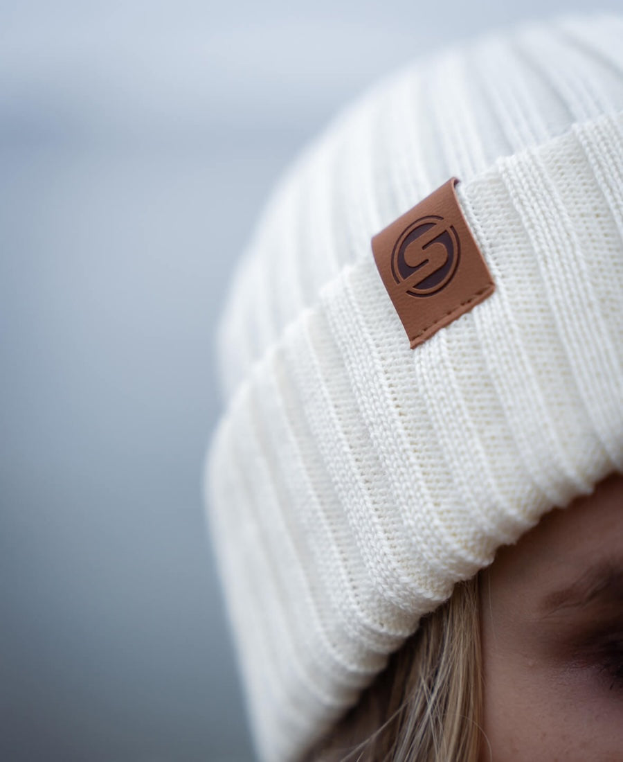 off white superyellow sailor beanie
