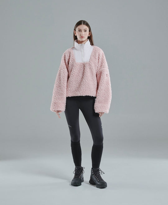 Varmahlid Shearling Zip Neck Women