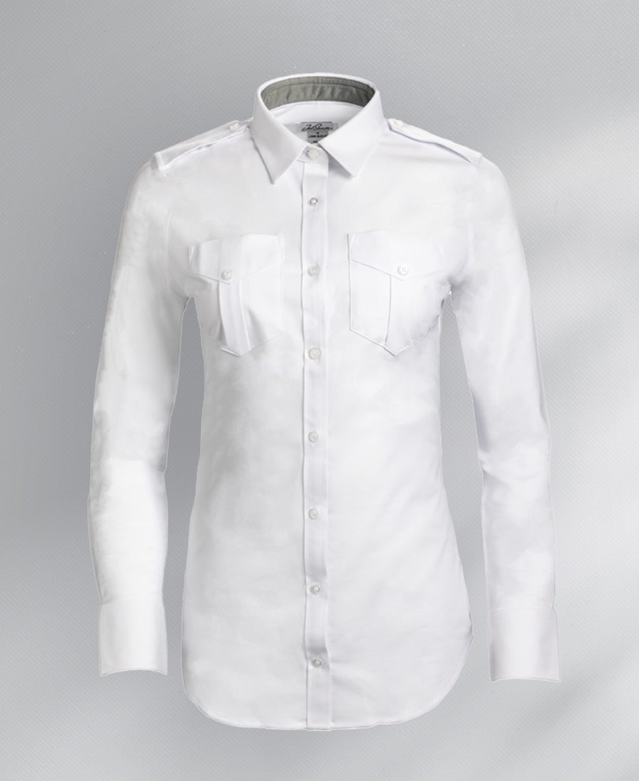 jetseam women's long sleeve pilot shirt