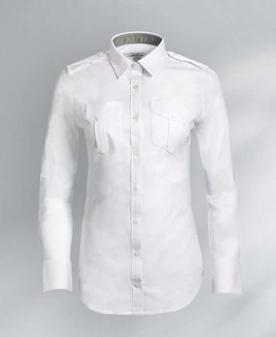 jetseam women's long sleeve pilot shirt