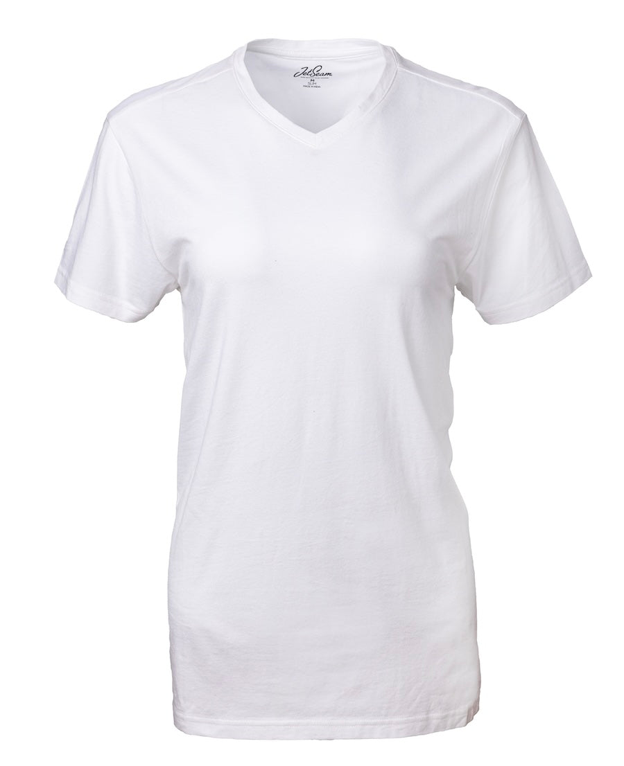  jetseam women's v-neck pilot undershirt