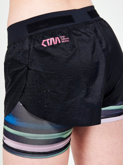 CTM Distance 2-in-1 Shorts Women