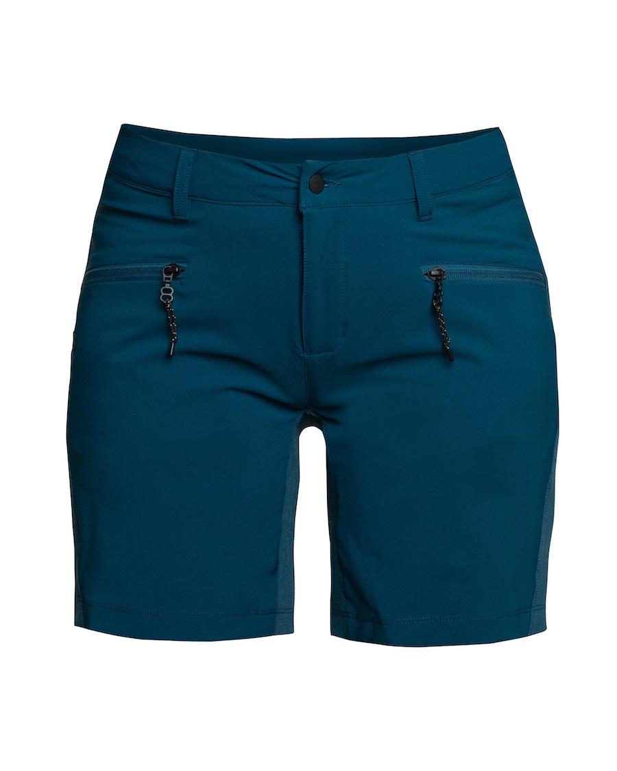 Teal colored hiking shorts for women by 8848