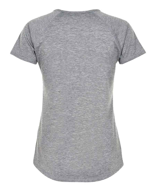 black heather logo tee by newline for aktiv scandinavian athletic wear back view