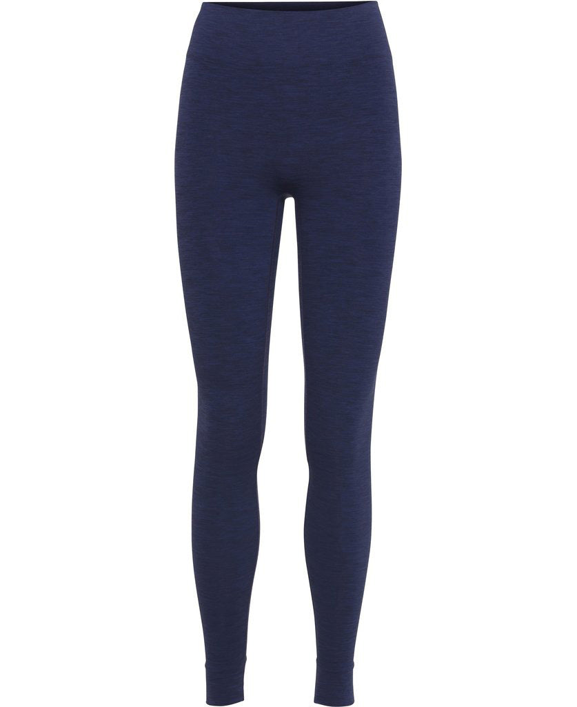 aura blue seamless leggings by moonchild yoga wear for aktiv scandinavian athleisure front view
