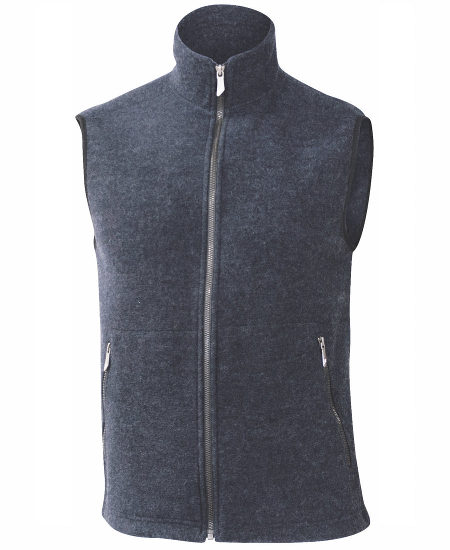 Kurre vest in Graphite Marl