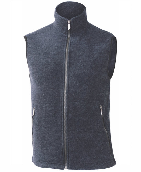 Kurre vest in Graphite Marl