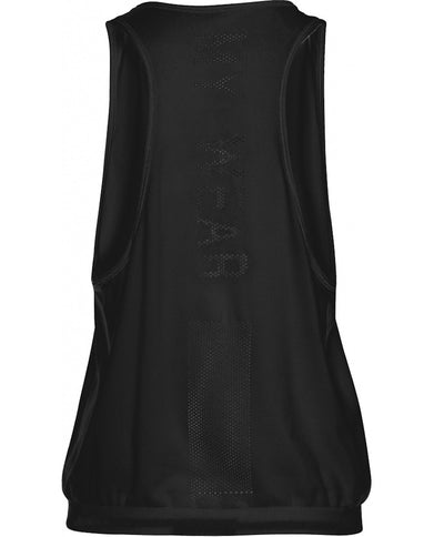 Front view of white tank top by Moonchild Yoga Wear