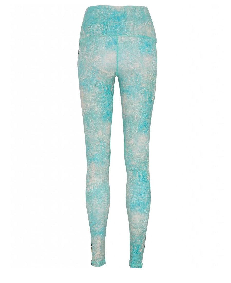 Peace Warrior II Printed Leggings Rear View