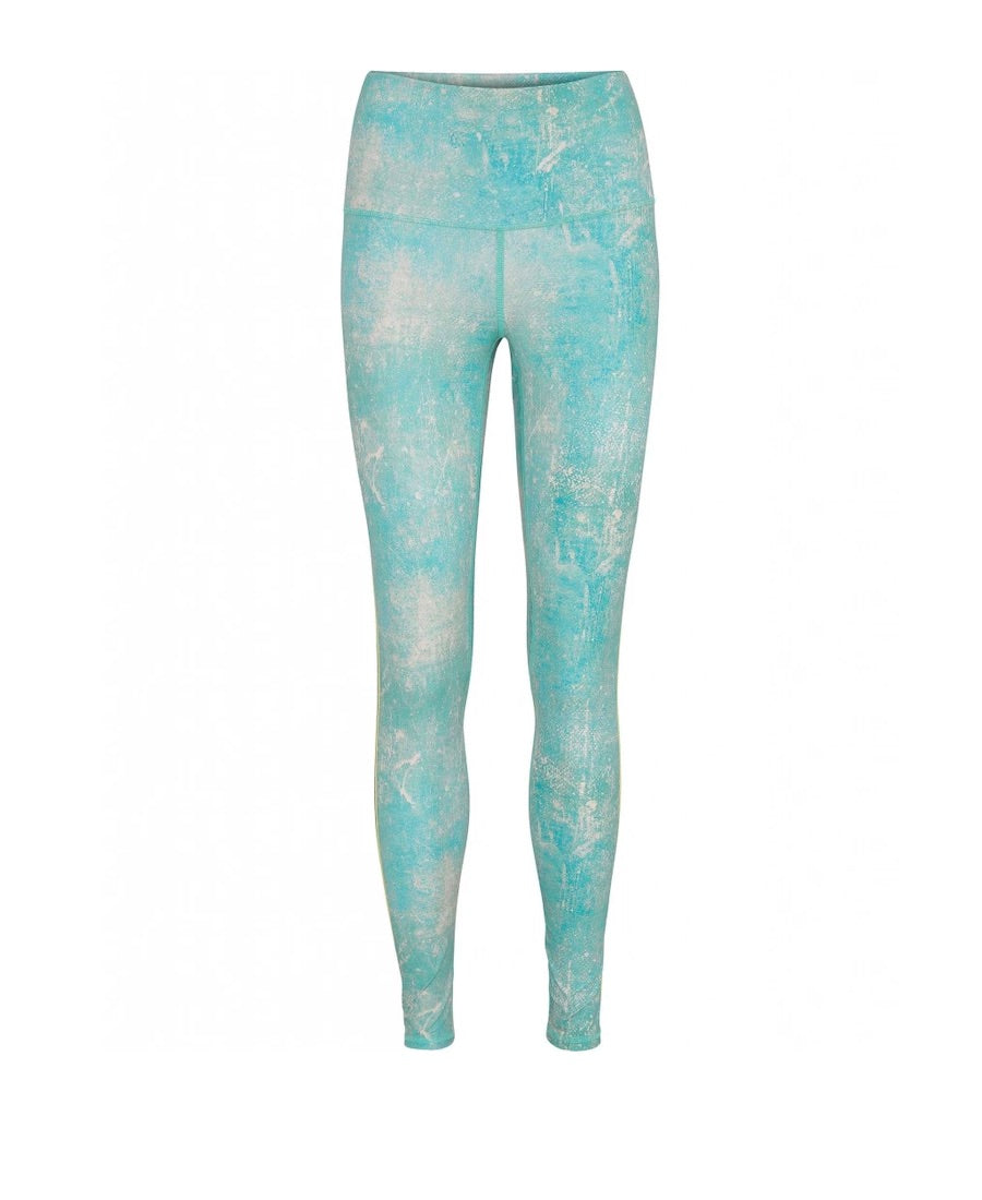 Peace Warrior II Printed Leggings Front View