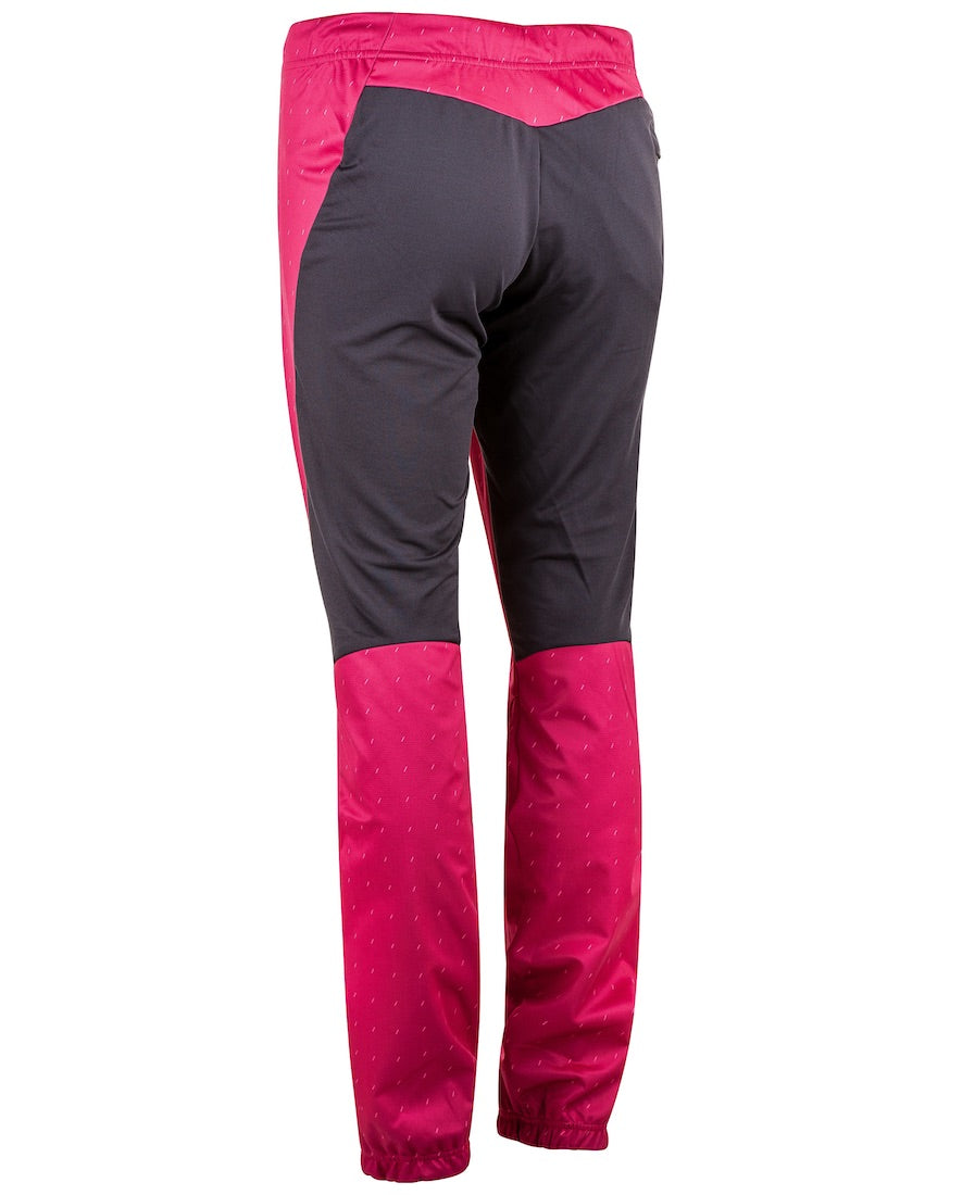 Back of pink cross country ski pants for women by Bjorn Daehlie