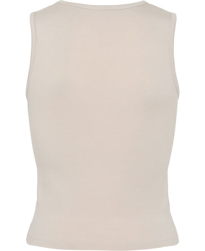 Sand draped tank by Moonchild for Aktiv for yoga in organic cotton and modal Back view