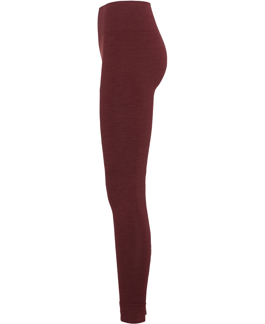 geranium red seamless leggings by moonchild yoga wear for aktiv scandinavian athleisure side view