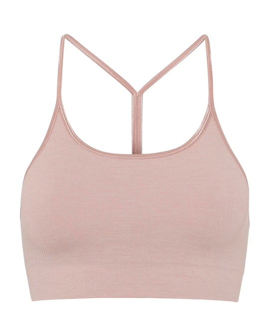 Rose Dust Seamless Zen Bra Top front view