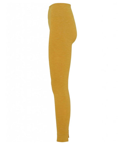 Dandelion yellow seamless leggings by moonchild yoga wear for aktiv scandinavian athleisure side view