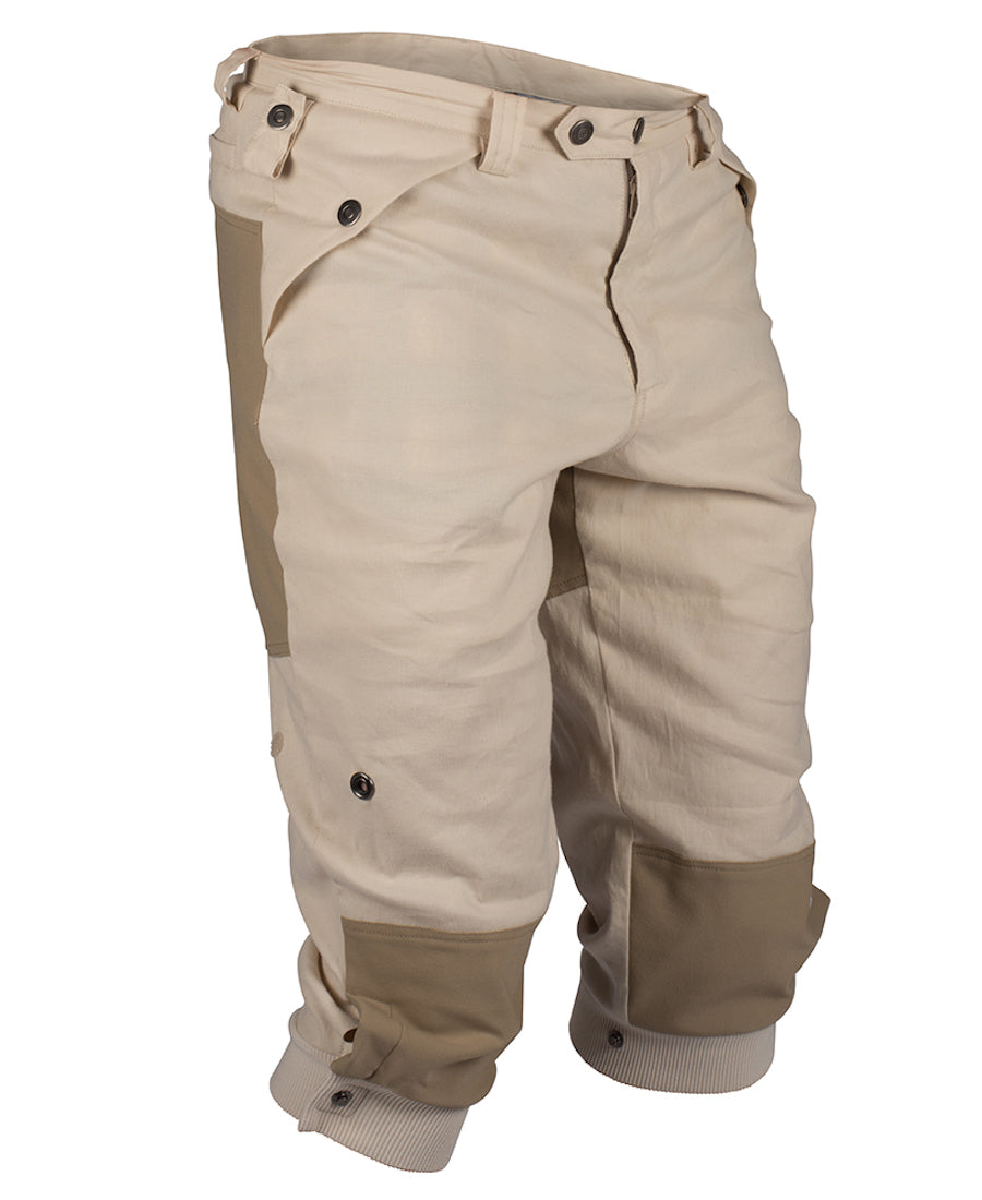 Vagabond Knickerbockers for men in Desert Sand by Amundsen Sports for Aktiv 3/4 frontview 